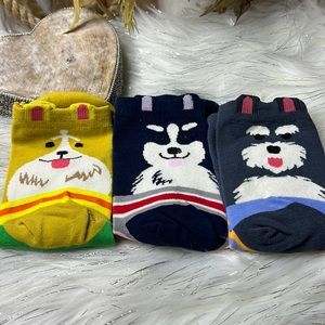New 3Set of Socks 3 different styles and colors
